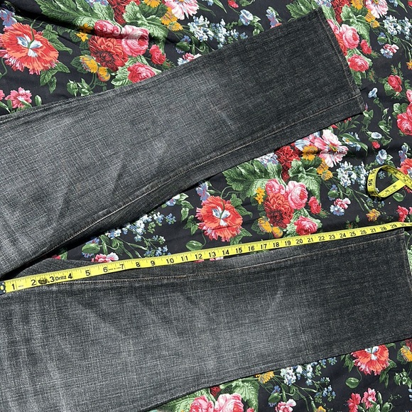 Citizens Of Humanity flair black/ grey Dark Wash thick stitching detail size 27 - Picture 15 of 15